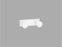 Sanco Bath Robe Hook & Door Stop Διπλό Άγκιστρο Μόκα ματ 00682-M103