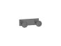 Sanco Bath Robe Hook & Door Stop Διπλό Άγκιστρο Μόκα ματ 00682-M103