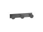 Sanco Bath Robe Hook & Door Stop Τριπλό Άγκιστρο Λευκό ματ 00683-Μ101