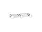 Sanco Bath Robe Hook & Door Stop Τριπλό Άγκιστρο Λευκό ματ 00683-Μ101