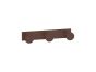 Sanco Bath Robe Hook & Door Stop Τριπλό Άγκιστρο Λευκό ματ 00683-Μ101