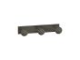 Sanco Bath Robe Hook & Door Stop Τριπλό Άγκιστρο Λευκό ματ 00683-Μ101