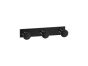 Sanco Bath Robe Hook & Door Stop Τριπλό Άγκιστρο Λευκό ματ 00683-Μ101