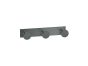 Sanco Bath Robe Hook & Door Stop Τριπλό Άγκιστρο Λευκό ματ 00683-Μ101