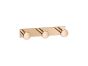 Sanco Bath Robe Hook & Door Stop Τριπλό Άγκιστρο Λευκό ματ 00683-Μ101