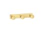 Sanco Bath Robe Hook & Door Stop Τριπλό Άγκιστρο Λευκό ματ 00683-Μ101