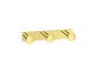 Sanco Bath Robe Hook & Door Stop Τριπλό Άγκιστρο Λευκό ματ 00683-Μ101