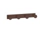 Sanco Bath Robe Hook & Door Stop Τετραπλό άγκιστρο PVD νίκελ ατσάλι 00684-PVD-11BR