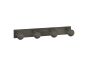 Sanco Bath Robe Hook & Door Stop Τετραπλό άγκιστρο PVD νίκελ ατσάλι 00684-PVD-11BR