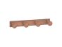 Sanco Bath Robe Hook & Door Stop Τετραπλό άγκιστρο PVD νίκελ ατσάλι 00684-PVD-11BR