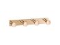 Sanco Bath Robe Hook & Door Stop Τετραπλό άγκιστρο PVD νίκελ ατσάλι 00684-PVD-11BR