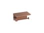 Sanco Lithos Χαρτοθήκη με καπάκι PVD gun metal βουρτσιστό 121107-PVD-05BR