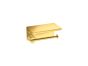 Sanco Lithos Χαρτοθήκη με καπάκι PVD gun metal βουρτσιστό 121107-PVD-05BR
