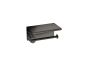 Sanco Lithos Χαρτοθήκη με καπάκι PVD gun metal βουρτσιστό 121107-PVD-05BR