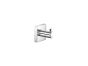 Sanco Iconic Single Bath Robe Hook Wenge ανάγλυφο 26728-Α75