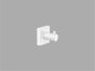 Sanco Iconic Single Bath Robe Hook Χρώμιο 26728-Α03