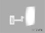 Sanco Cosmetic mirrors Μεγεθυντικός καθρέπτης x3 (Διπλό βραχίονα) Σκούρο γραφίτη MR-301-122