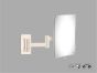Sanco Cosmetic mirrors Μεγεθυντικός καθρέπτης x3 (Διπλό βραχίονα) Σκούρο γραφίτη MR-301-122