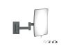 Sanco Cosmetic mirrors Μεγεθυντικός καθρέπτης x3 (Διπλό βραχίονα) Σκούρο γραφίτη MR-301-122