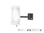 Sanco LED Cosmetic mirrors Μεγεθυντικός καθρέπτης x3 με LED Σκούρο γραφίτη MRLED-305-122