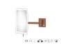 Sanco LED Cosmetic mirrors Μεγεθυντικός καθρέπτης x3 με LED Σκούρο μπρονζέ ματ MRLED-305-DM25