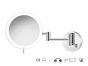 Sanco LED Cosmetic mirrors Μεγεθυντικός καθρέπτης x3 με LED Σκούρο μπρονζέ ματ MRLED-701-DM25