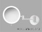 Sanco LED Cosmetic mirrors Μεγεθυντικός καθρέπτης x3 με LED Σκούρο μπρονζέ ματ MRLED-701-DM25