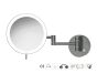 Sanco LED Cosmetic mirrors Μεγεθυντικός καθρέπτης x3 με LED Σκούρο μπρονζέ ματ MRLED-701-DM25