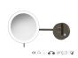 Sanco LED Cosmetic mirrors Μεγεθυντικός καθρέπτης x3 με LED Λευκό ματ MRLED-705-Μ101