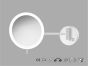 Sanco LED Cosmetic mirrors Μεγεθυντικός καθρέπτης x3 με LED Μαύρο ματ MRLED-705-Μ116