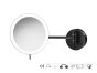 Sanco LED Cosmetic mirrors Μεγεθυντικός καθρέπτης x3 με LED Λευκό ματ MRLED-705-Μ101