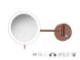 Sanco LED Cosmetic mirrors Μεγεθυντικός καθρέπτης x3 με LED Λευκό ματ MRLED-705-Μ101