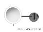 Sanco LED Cosmetic mirrors Μεγεθυντικός καθρέπτης x3 με LED Λευκό ματ MRLED-705-Μ101