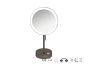 Sanco LED Cosmetic mirrors LED Επικαθήμενος Καθρέπτης μεγεθυντικός x3 Γκρι τσιμέντου ματ MRLED-903-M104