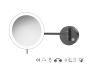 Sanco LED Cosmetic mirrors LED Καθρέπτης μεγεθυντικός x3 usb charging Σκούρο μπρονζέ ματ MRLED-905-DM25
