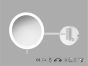 Sanco LED Cosmetic mirrors LED Καθρέπτης μεγεθυντικός x3 usb charging Σκούρο γραφίτη MRLED-905-122