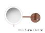 Sanco LED Cosmetic mirrors LED Καθρέπτης μεγεθυντικός x3 usb charging Σκούρο γραφίτη MRLED-905-122