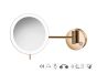 Sanco LED Cosmetic mirrors LED Καθρέπτης μεγεθυντικός x3 usb charging Σκούρο γραφίτη MRLED-905-122