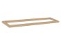Sanco Glass Door Accessories Διπλή Λαβή / Πετσετοθήκη Wenge ανάγλυφο SET-GL0715-Α75
