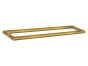 Sanco Glass Door Accessories Διπλή Λαβή / Πετσετοθήκη Wenge ανάγλυφο SET-GL0715-Α75