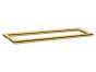 Sanco Glass Door Accessories Διπλή Λαβή / Πετσετοθήκη Wenge ανάγλυφο SET-GL0715-Α75