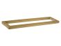 Sanco Glass Door Accessories Διπλή Λαβή / Πετσετοθήκη Σκούρο γραφίτη SET-GL0723-122