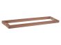 Sanco Glass Door Accessories Διπλή Λαβή / Πετσετοθήκη Σκούρο γραφίτη SET-GL0723-122