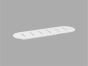 Sanco Shower Shelves Σπογγοθήκη (AISI 304) Wenge ανάγλυφο SH-0301-Α75
