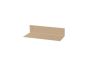 Sanco Shelves Ράφι 30cm Wenge ανάγλυφο SH-0503-W30-Α75