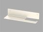 Sanco Shelves Ράφι με Χαρτοθήκη Ανθρακί ανάγλυφο SH-0504-Μ118