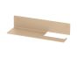 Sanco Shelves Ράφι με Χαρτοθήκη Ανθρακί ανάγλυφο SH-0504-Μ118