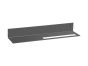 Sanco Shelves Ράφι με Πετσετοθήκη Μόκα ματ SH-0505-M103