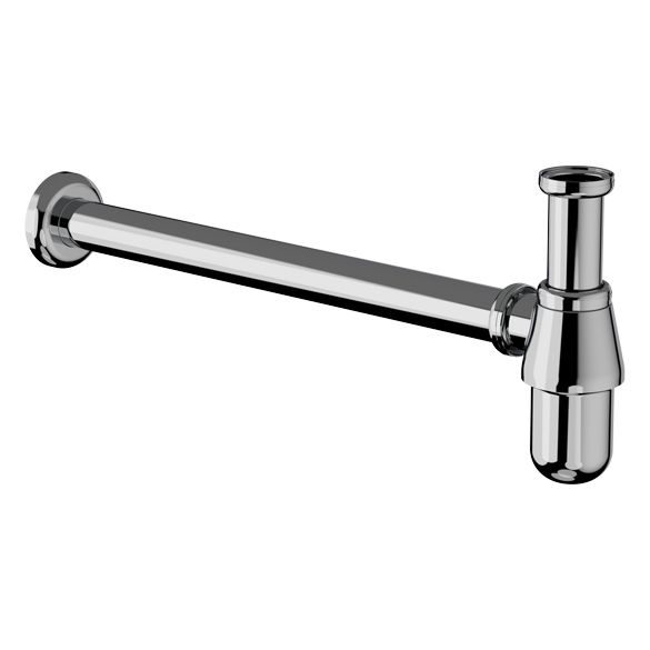 Horus Compléments Classic Collection - Bottle Trap Pipe L. : 400 Mm - Chrome 00.250-CH