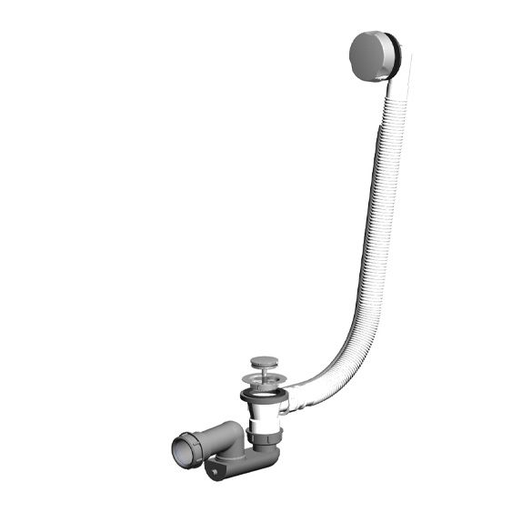 Horus Compléments Classic Collection - Automatic Pop-up Bath Waste - Special Length - Matt Nickel 00.449-NM